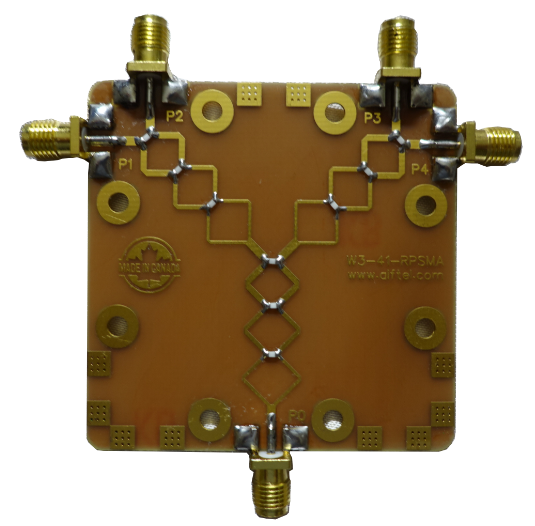 Broadband Four-way and Eight-way Wilkinson Example